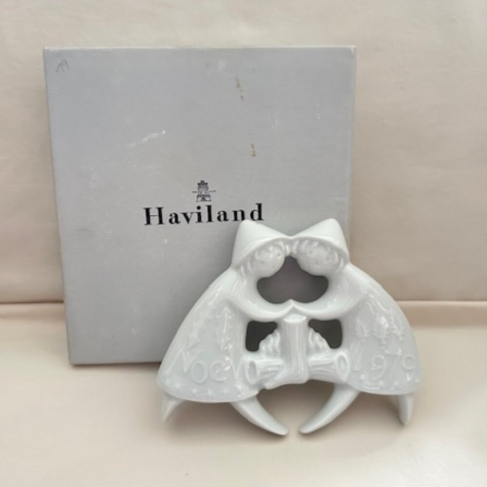 Vintage Haviland Limoges Porcelain Ornament